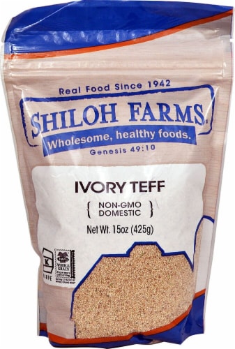 Shiloh Farms Whole Grain Teff Flour Perspective: front