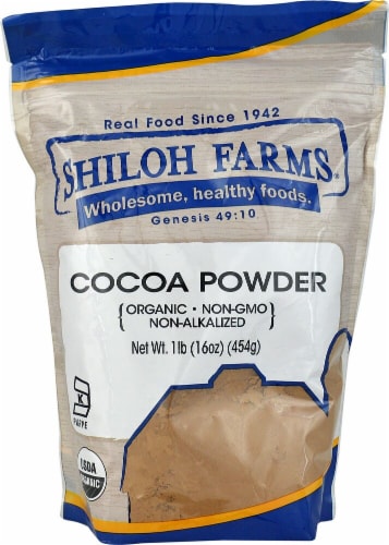 Shiloh Farms  Organic Cocoa Powder Perspective: front
