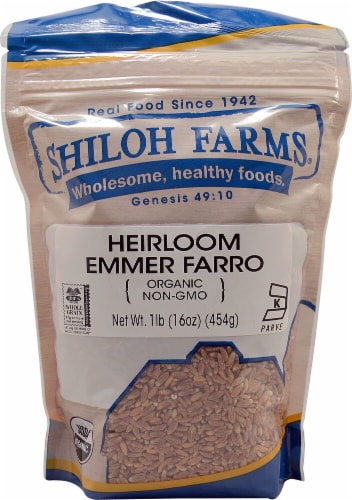 Shiloh Farms Heirloom Emmer Farro Perspective: front