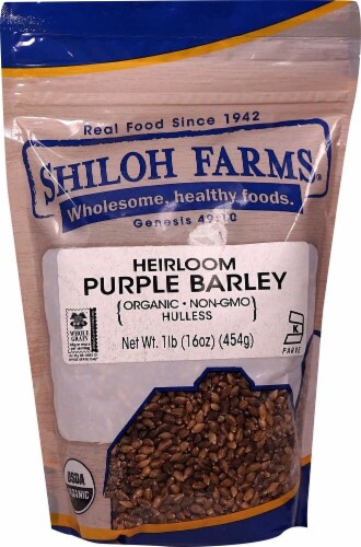 Shiloh Farms Hulless Purple Barley Perspective: front