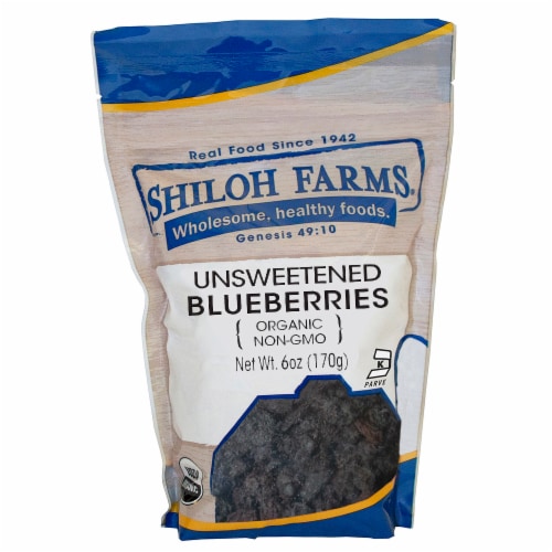 Shiloh Farms® Unsweetened Dried Blueberries Perspective: front