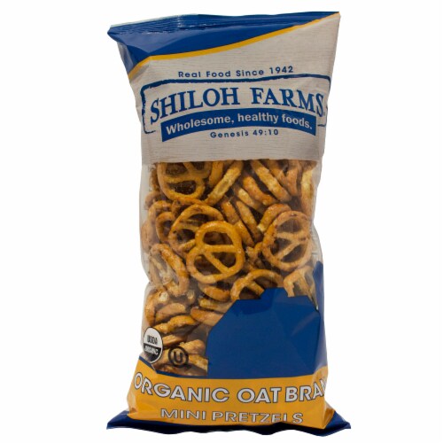 Shiloh Farms® Organic Oat Bran Mini Pretzels Perspective: front
