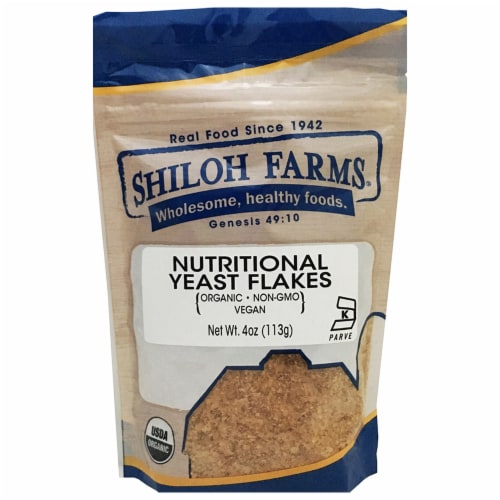 Shiloh Farms Organic Nutritional Yeast Flakes Perspective: front