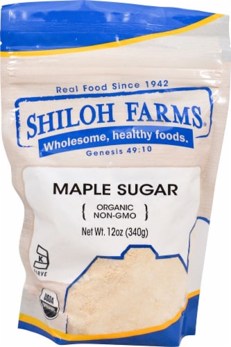 Shiloh Farms Organic Maple Sugar Perspective: front