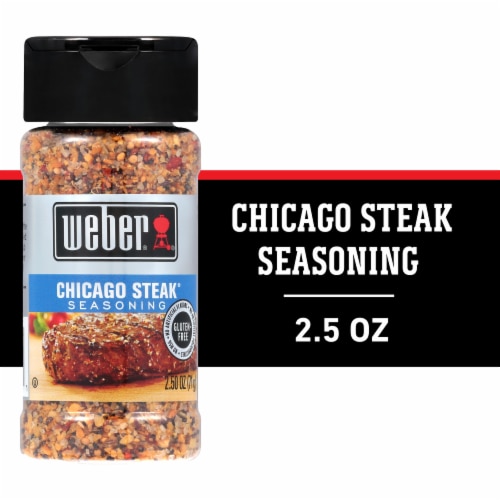 Weber Chicago Steak Seasoning, Gluten-Free Perspective: front
