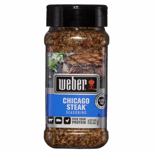 Weber Chicago Steak Seasoning (8 Ounce) Perspective: front