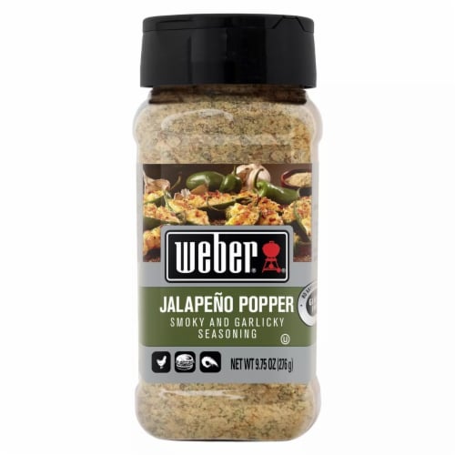 Weber Jalapeno Popper Seasoning (9.75 Ounce) Perspective: front