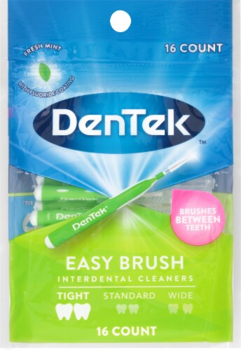 Dentek Easy Brush Tight Fit Interdental Cleaners 16 ct Fry s
