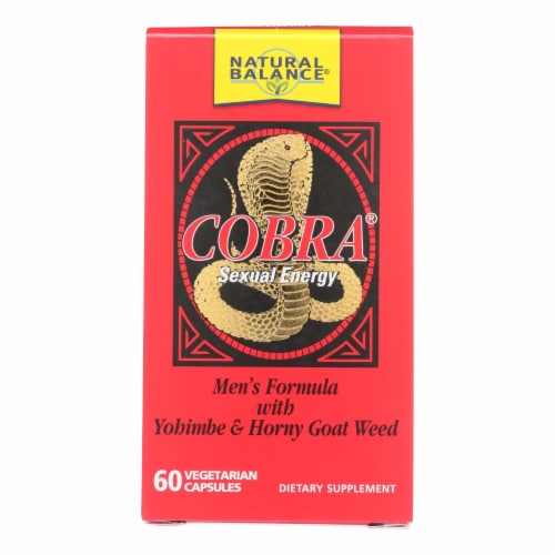 Natural Balance Cobra Sexual Energy Capsules Perspective: front