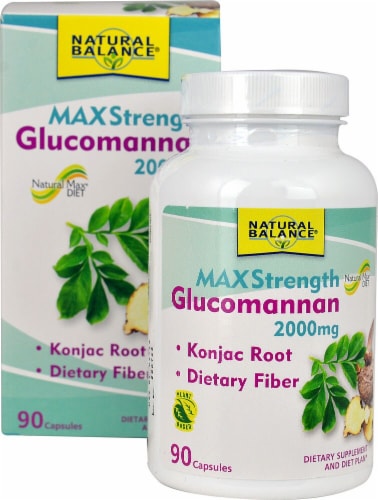 Natural Balance  Glucomannan™ MaxStrength Perspective: front