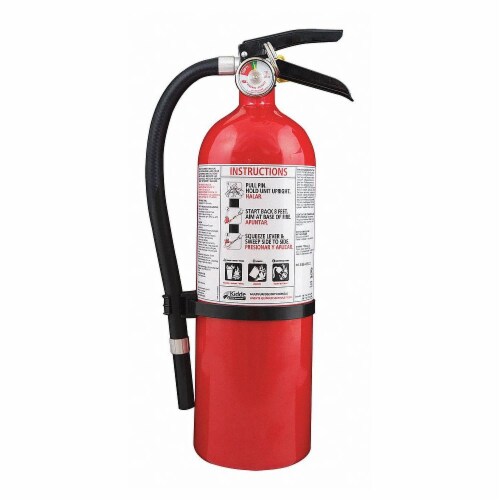 Kidde Fire Extinguisher,16-13/16  H  FX340SC Perspective: front