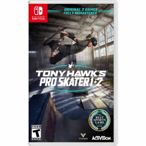 Tony Hawk's Pro Skater 1+2 (Nintendo Switch) Perspective: front