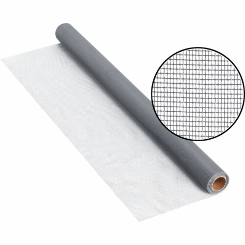 Phifer 48 In. x 25 Ft. Gray Fiberglass Screen Cloth 3002406 Perspective: front