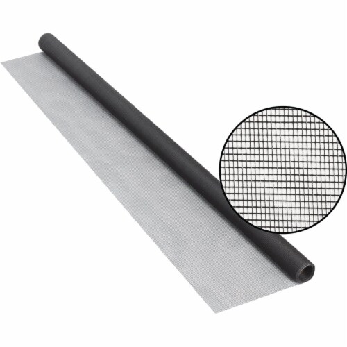 Phifer Charcoal Fiberglass Screen Cloth Ready Rolls Perspective: front