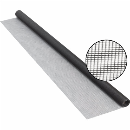 Phifer 24 In. x 84 In. Charcoal Fiberglass Screen Cloth Ready Rolls 3003951 Perspective: front