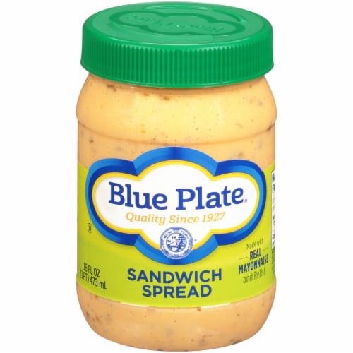 Blue Plate Sandwich Spread Perspective: front
