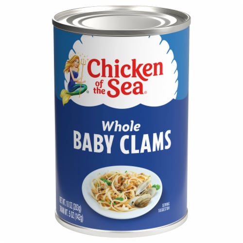 Chicken of the Sea® Canned Whole Baby Clams Perspective: front