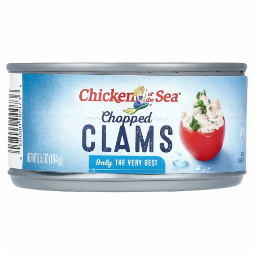 Chicken of the Sea Chopped Clams 6.5 ounces Perspective: front