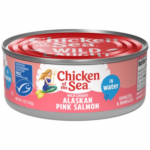 Chicken of the Sea Skinless Boneless Canned Pink Salmon Perspective: front