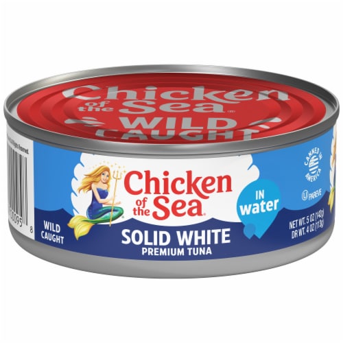 Chicken of the Sea Solid White Premium Albacore Tuna in Water 5 oz, 5 ...