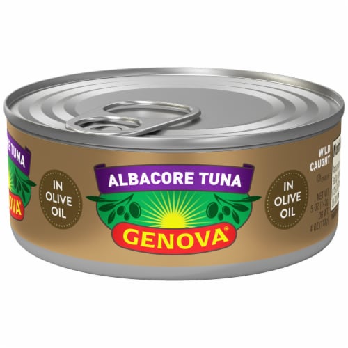 Genova® Albacore Tuna in Olive Oil Perspective: front