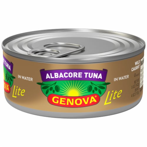 Genova® Albacore Tuna in Water with Sea Salt Perspective: front