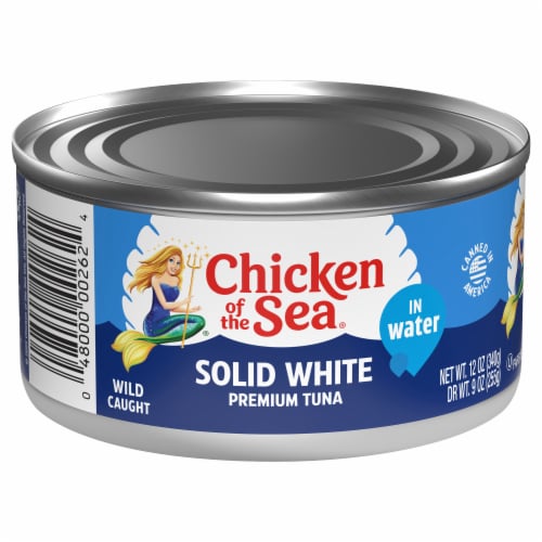 Chicken of the Sea Solid White Premium Albacore Tuna in Water Perspective: front