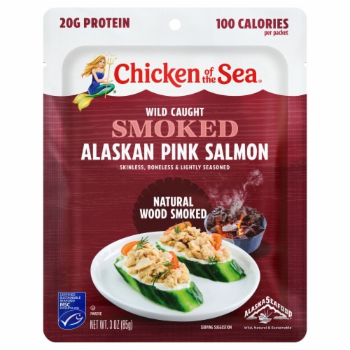 Chicken of the Sea® Smoked Alaskan Smoked Salmon Pouch Perspective: front