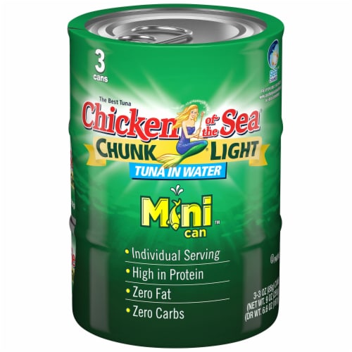 Chicken of the Sea® Chunk Light Tuna In Water Mini™ Cans, 3 ct / 3 oz - QFC