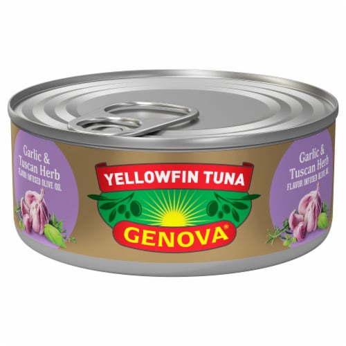 Genova® Garlic & Tuscan Herb Yellowfin Perspective: front