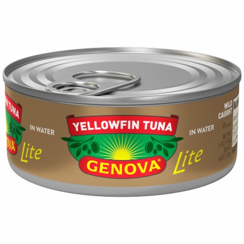 Genova® Yellowfin Tuna in Water with Sea Salt Perspective: front