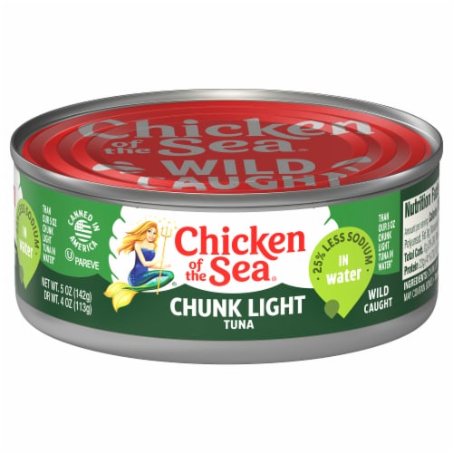 Chicken of the Sea Chunk Light Tuna in Water Perspective: front