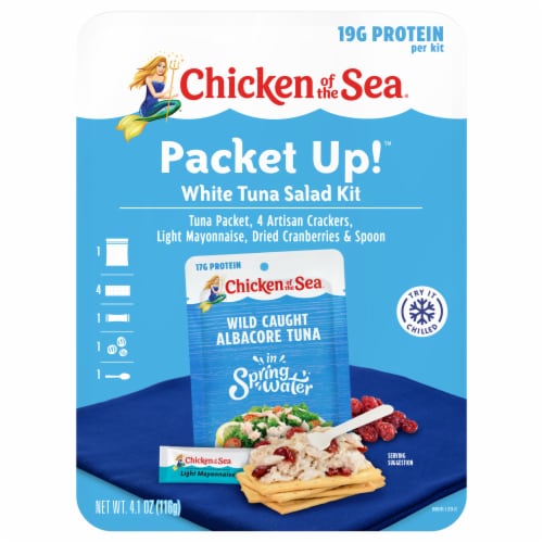 Chicken of the Sea Packet Up!® Tuna Salad Kit Perspective: front