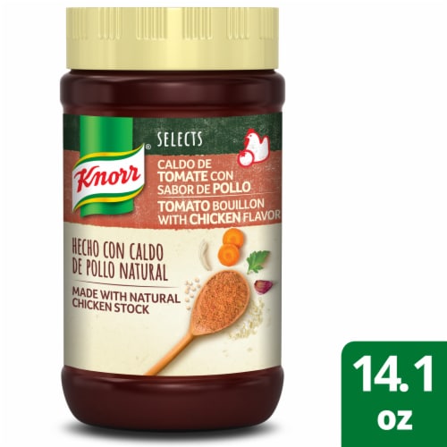 Knorr® Selects Chicken Tomato Flavor Bouillon Perspective: front