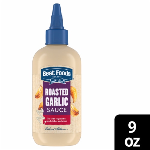 Best Foods Dairy-Free Roasted Garlic Sauce Dip Dressing Perspective: front