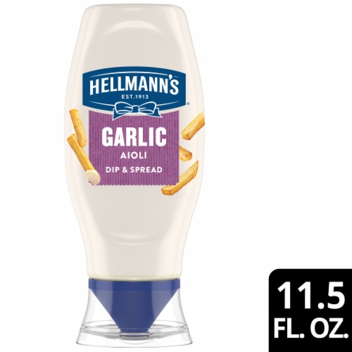 Hellmann's Garlic Aioli Dip & Spread Perspective: front