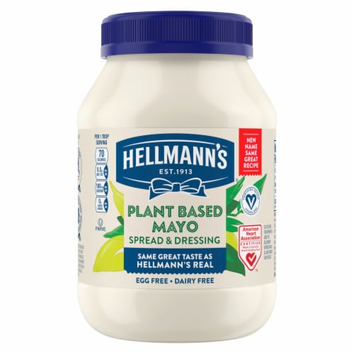 Hellmann's Plant Based Mayo Perspective: front