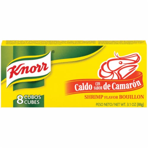 Knorr Shrimp Flavored Bouillon Cubes Perspective: front