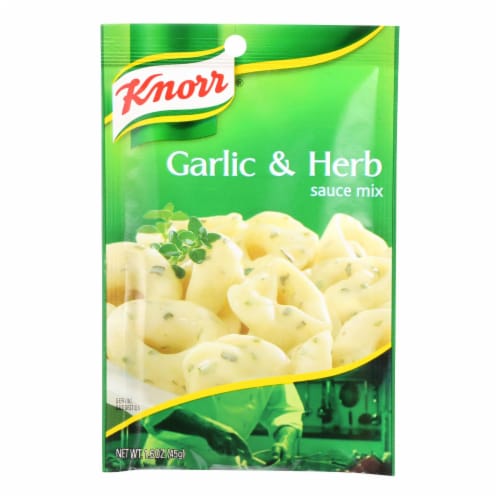 Knorr Sauce Mix - Garlic and Herb - 1.6 oz - Case of 12 Perspective: front