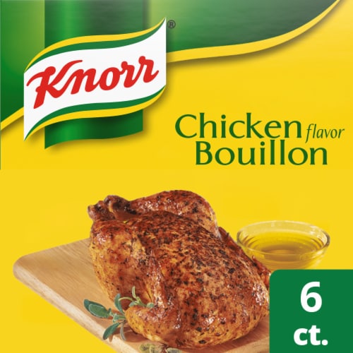 Knorr Chicken Cube Bouillon Perspective: front