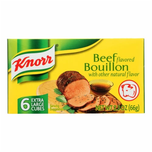 Knorr Soup Boullion Beef Flavor Bouillon 2.3 OZ Perspective: front