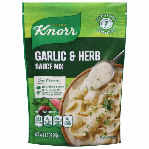 Knorr® Garlic & Herb Sauce Mix Perspective: front