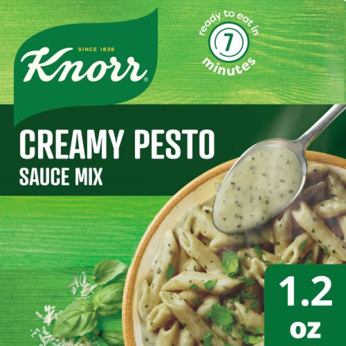 Knorr Creamy Pesto Sauce Mix Perspective: front