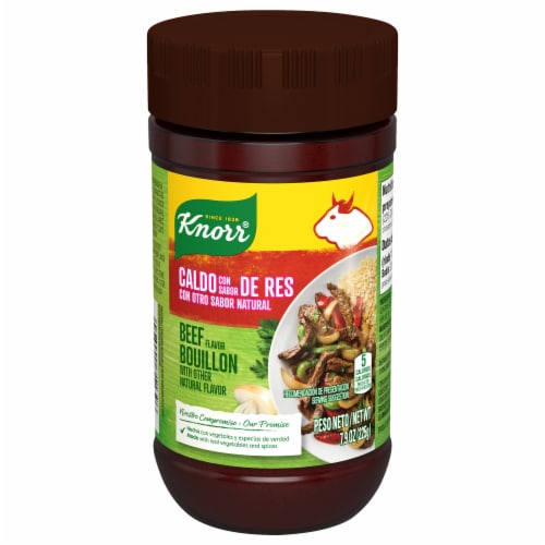 Knorr Beef Flavor Boullion Perspective: front