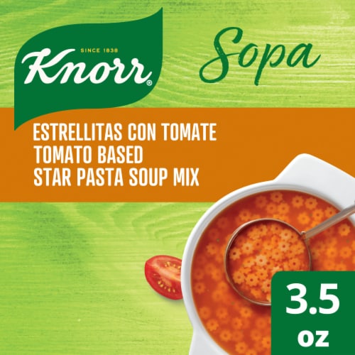 Knorr Tomato Based Star Pasta Sopa Pasta Soup Mix Perspective: front