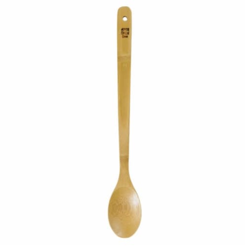 Joyce Chen 33-2012 15 in. Stronger Bamboo Spoon Perspective: front