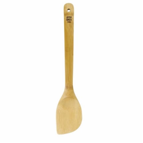 Joyce Chen 33-2014 Stir Fry Bamboo Spatula Perspective: front