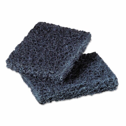 3M MMM08292 Pot & Pan Scoure Pad, Blue Perspective: front