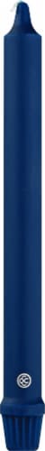 Colonial Candle® Classic Taper Candle - Indigo Blue Perspective: front