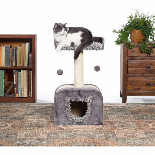 Prevue Shag Hideaway Cat Tree Prevue Shag Hideaway Cat Tree